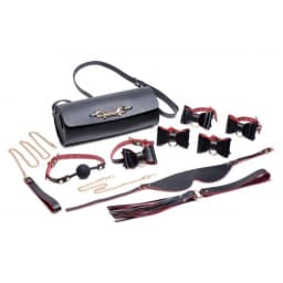 Master Series Black & Red Bondage Set, image 3