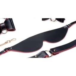 Master Series Black & Red Bondage Set, image 7