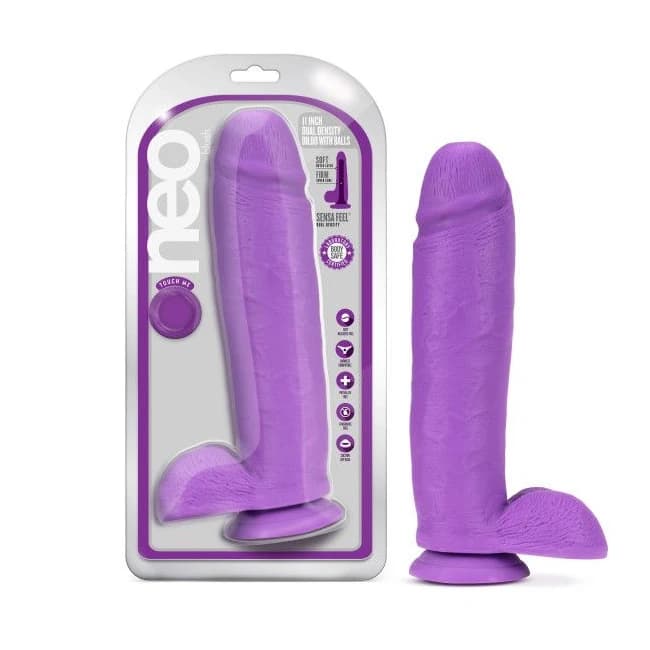 (wd)neo 11in Dual Density Dild Neon Purple - Image 1
