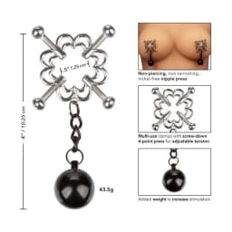 Nipple Grips 4-Point Weigh Nipple Press, image 4