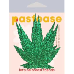 Pastease Pot Leaf Green Glitter, image 2