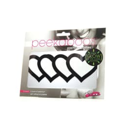 (wd)pasties Glow in the Dark Hearts - Image 1