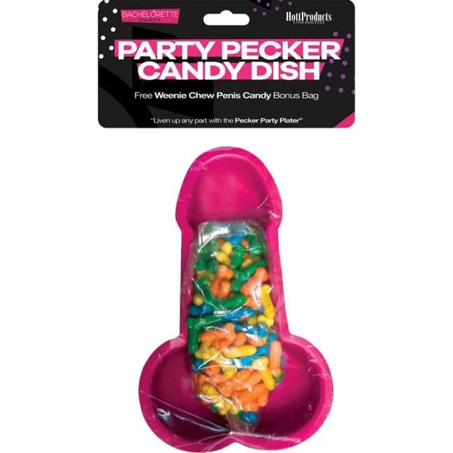 (wd)pecker Candy Dish with Can - Image 1