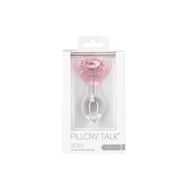 (wd)pillow Talk Rosy Flower Gl Anal Plug Pink - Image 1