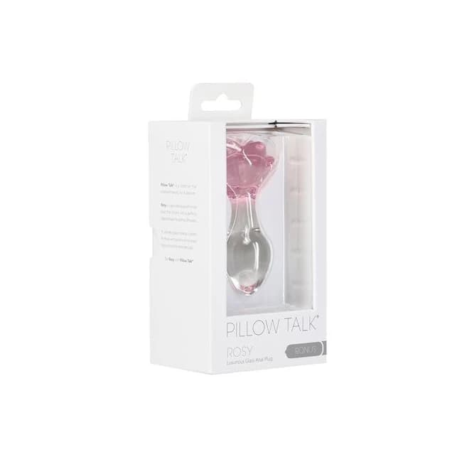 (wd)pillow Talk Rosy Flower Gl Anal Plug Pink - Image 6