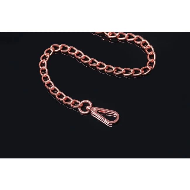 (wd)pleasure Chain Leash Black Rose Gold - Image 2