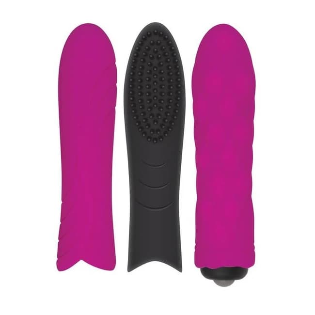 (wd)pleasure Sleeve Trio with Black Bullet - Image 1
