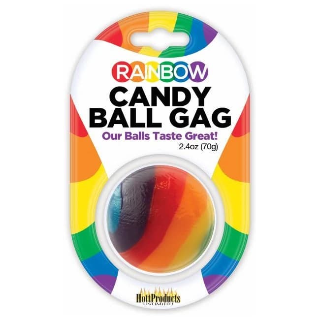 (wd)rainbow Candy Ball Gag - Image 1