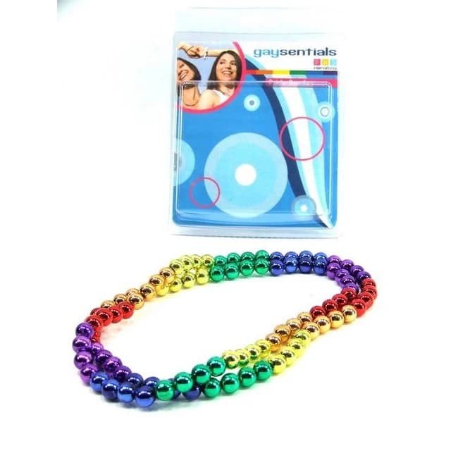(wd)rainbow Mardi Gras Beads - Image 1