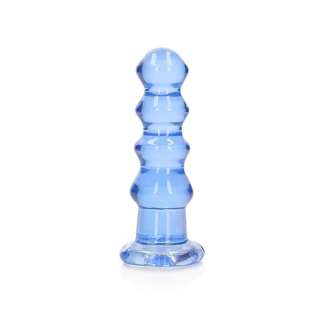 (WD)REALROCK CURVY DILDO OR BU PLUG 5.5IN BLUE  - Image 1