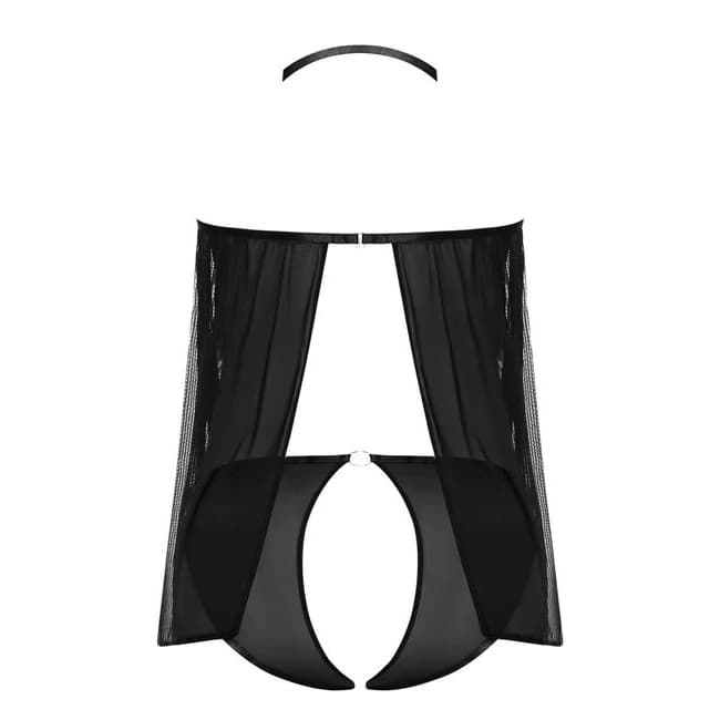 (wd)sassy Cupless Babydoll & P Set Black 2xl - Image 1