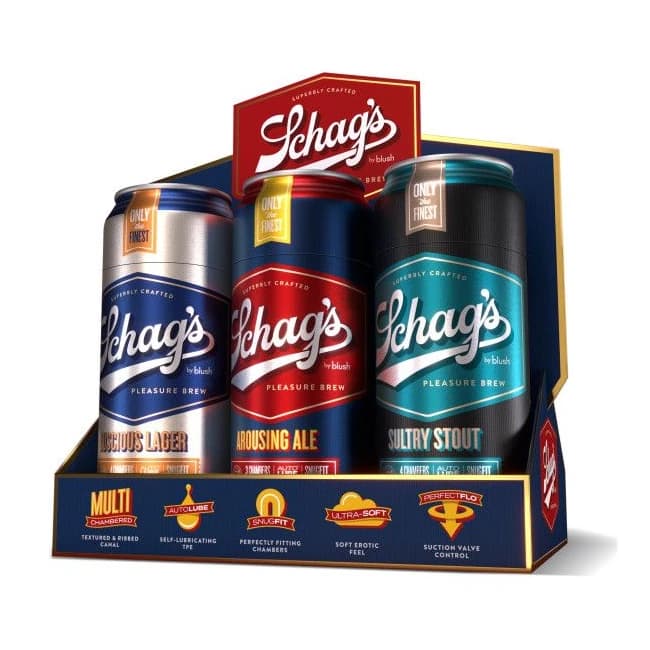 (wd)schag's Beer Can Stroker 6 Asst. Display - Image 1
