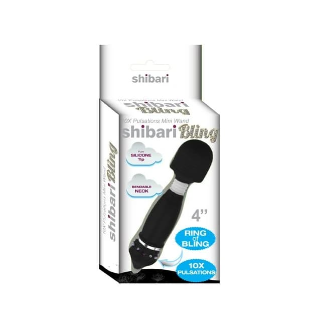 (wd)shibari Sexy! Bling Bling Wand Black - Image 1