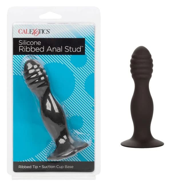 (wd)silicone Ribbed Anal Stud - Image 1
