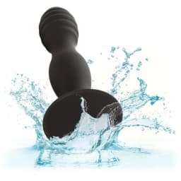 Silicone Ribbed Anal Stud, image 6