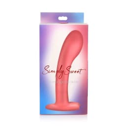 Simply Sweet G-Spot Silico Dildo Pink, image 2