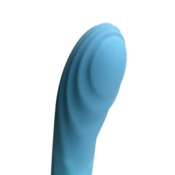 Simply Sweet Rippled Silic Dildo Blue/white, image 7