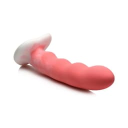 (wd)simply Sweet Wavy Silicone Dildo Pink/white - Image 8