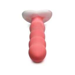 (wd)simply Sweet Wavy Silicone Dildo Pink/white - Image 9