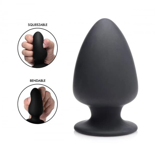 (wd)squeeze-it Silexpan Anal P Medium Black - Image 1