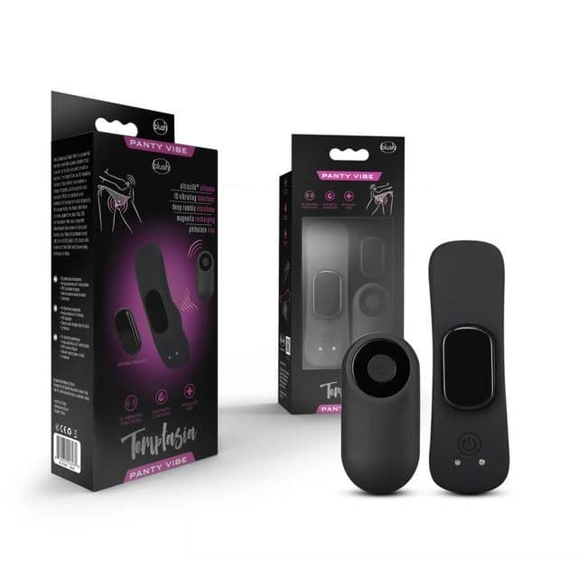 (wd)temptasia Remote Panty Vib Black - Image 1