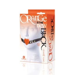 (wd)the 9s Orange Is the New B Heart Gag - Image 1