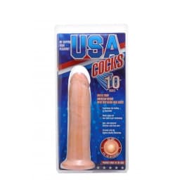 Usa Cocks 10in Ameriskin w/ O Balls- Light, image 5