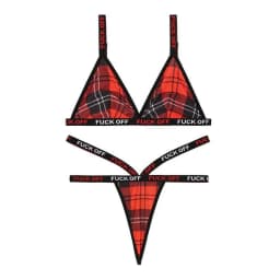 Vibes Fuck Off Bralette & Thong Set Large/xl, image 3
