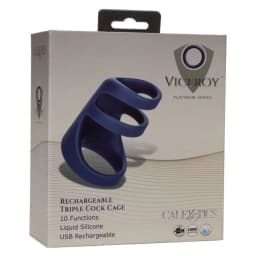 Viceroy Rechargeable Tripl Cock Cage, image 3