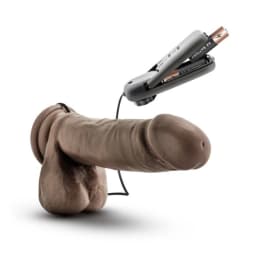 X5 Plus 8in Gyrating Vibra Cock Chocolate, image 6