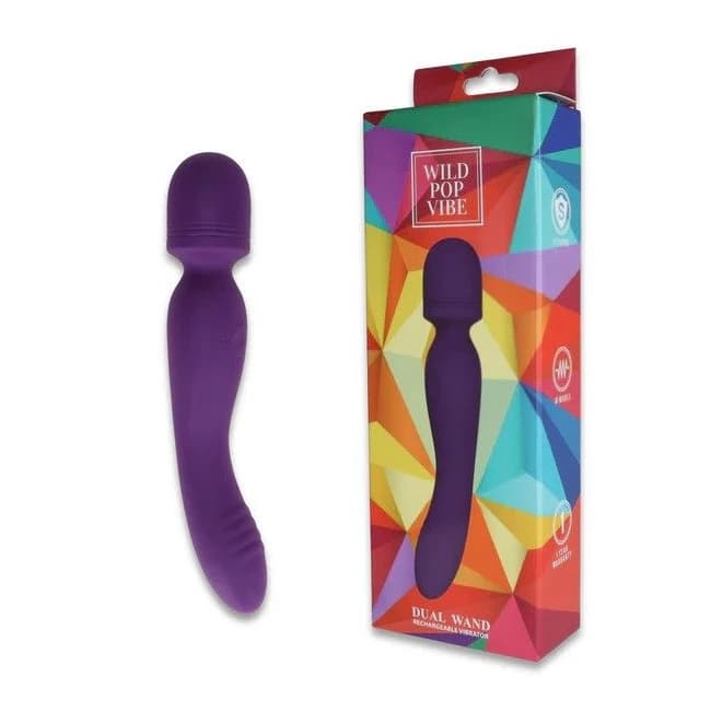 Wild Pop Vibe Dual Wand Purple - Image 1