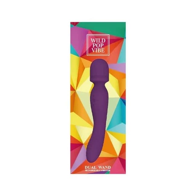 Wild Pop Vibe Dual Wand Purple - Image 2