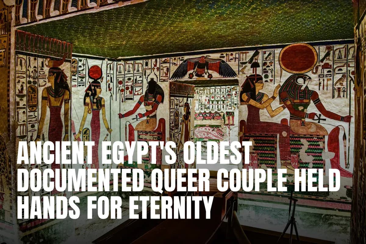 Ancient Egypt's oldest documented queer couple held hands for eternity