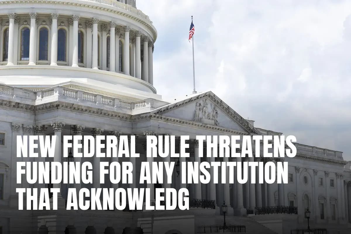 New Federal Rule Threatens Funding for Any Institution That Acknowledges Trans People