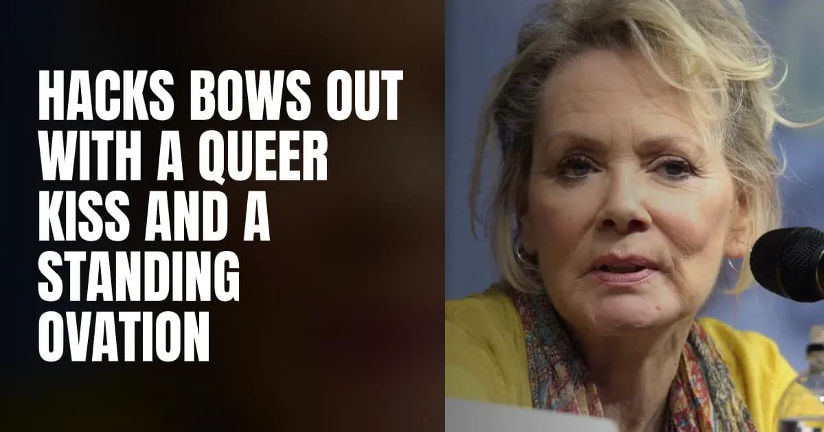 Hacks bows out with a queer kiss and a standing ovation