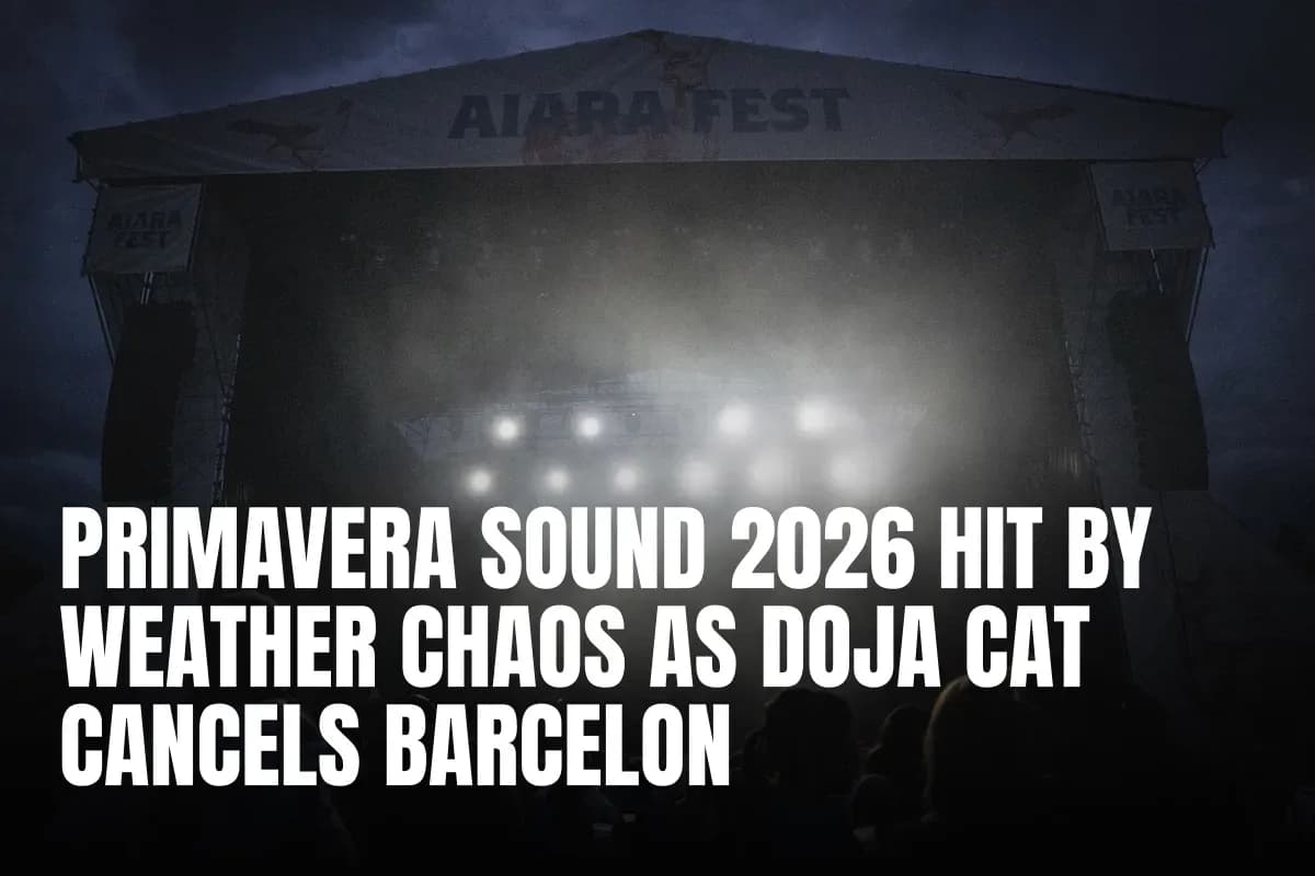 Primavera Sound 2026 hit by weather chaos as Doja Cat cancels Barcelona set