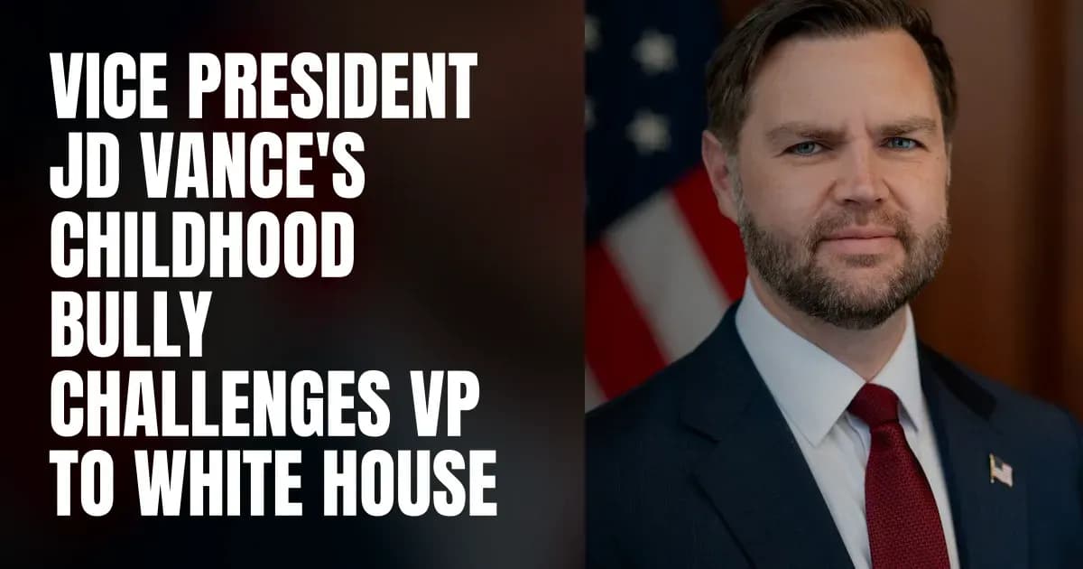 Vice President JD Vance's Childhood Bully Challenges VP to White House Cage Match