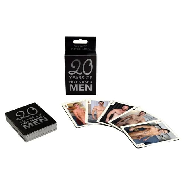 20 Years of Hot Naked Men Playing Cards - Image 1