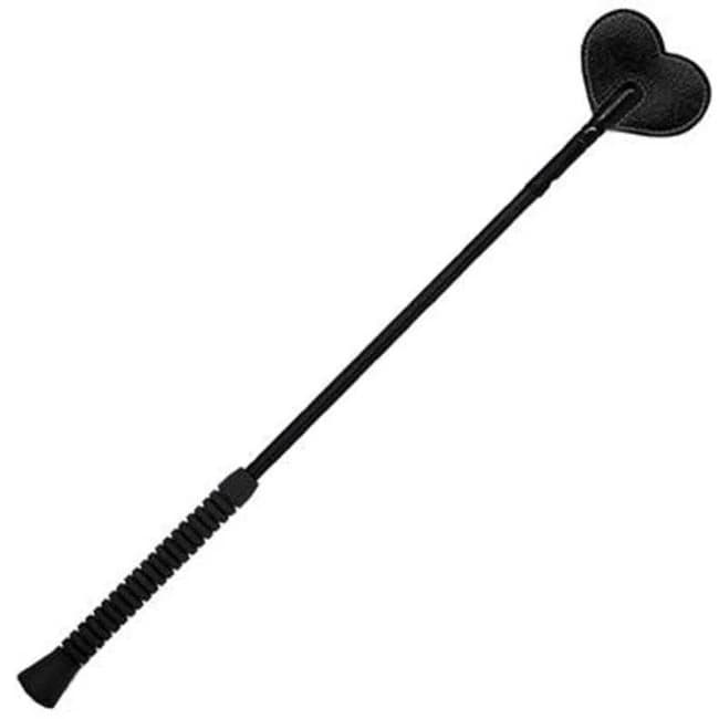 20in Flexi Crop- Black Heart Shape Leather Tip - Image 1 20in Flexi Crop- Black Heart Shape Leather Tip - Image 1