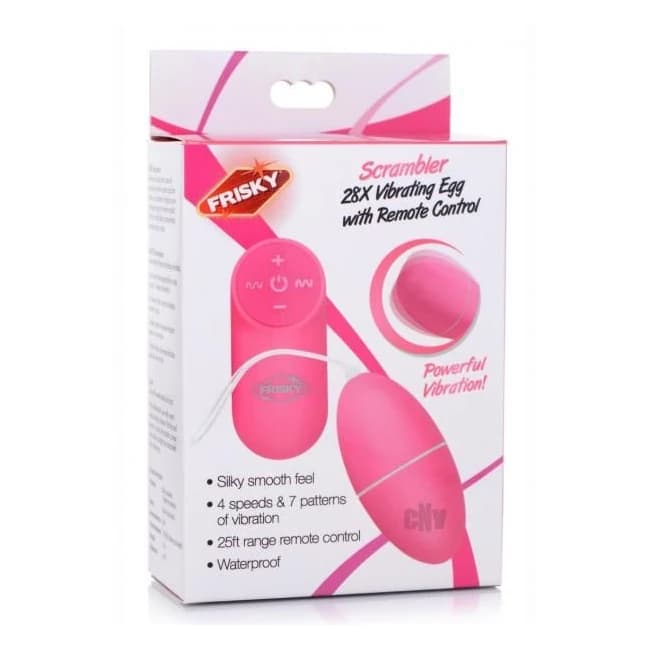 28x Scrambler Vibrating Egg with Remote Control -, image 1