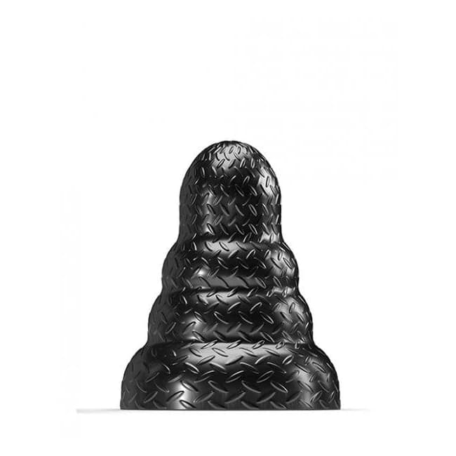 665 Stretch'r Tripole Butt Plug - M Black Metallic, image 1