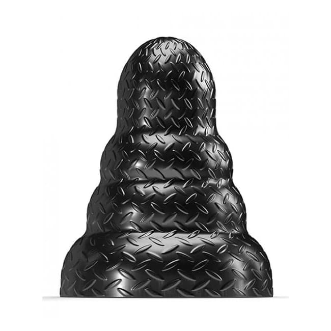 665 Stretch'r Tripole Butt Plug - XL Black Metallic, image 1