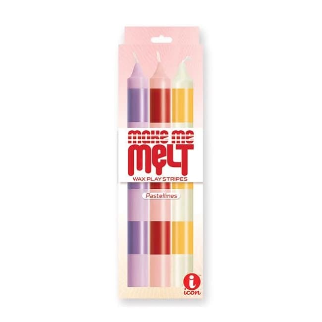 9's Make Me Melt Candle - 9'S MAKE ME MELT CANDLE PASTELLINES - Image 1