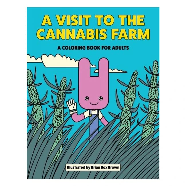 A Visit to the Cannabis Farm Coloring Book, image 1