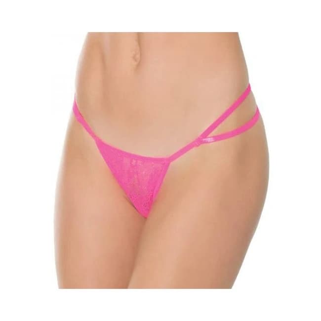 Adjustable G-String Black Hanging, image 1