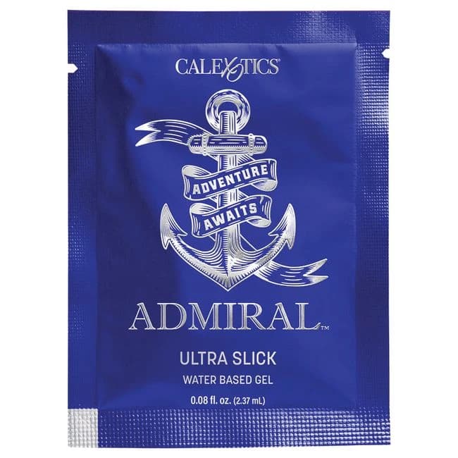 Admiral Ultra Slick Water Based Gel Pillows .08oz Poly Bag of 250, image 1