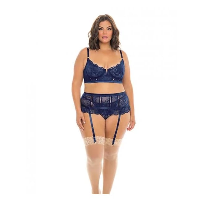 Adrienne Underwire Bra, High Waist Garterbelt & G-String Estate, image 1