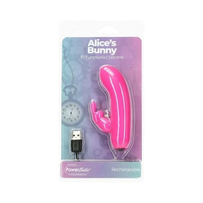 Alices Bunny Rechargeable Bullet with Removable Rabbit Sleeve, image 1