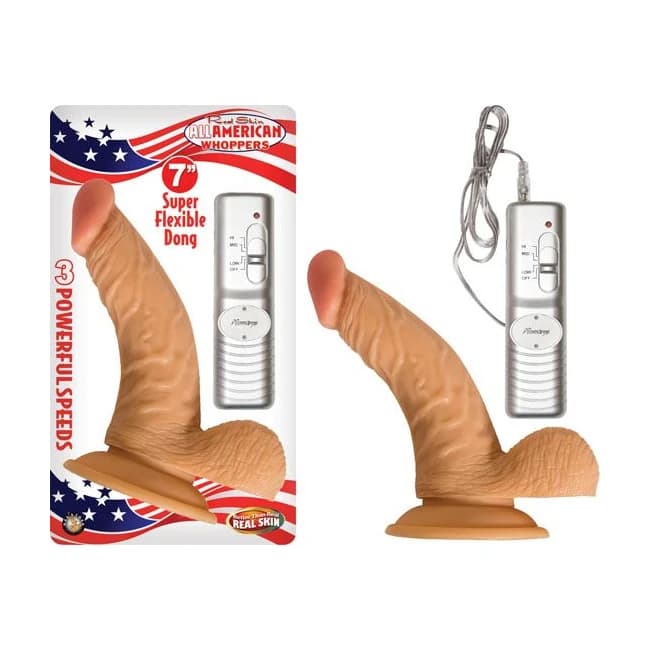 ALL AMERICAN WHOPPER 7IN W/BALLS FLESH - Image 1