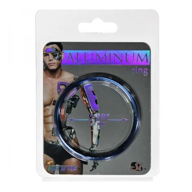 Aluminum Ring - Cobalt Blue, image 1